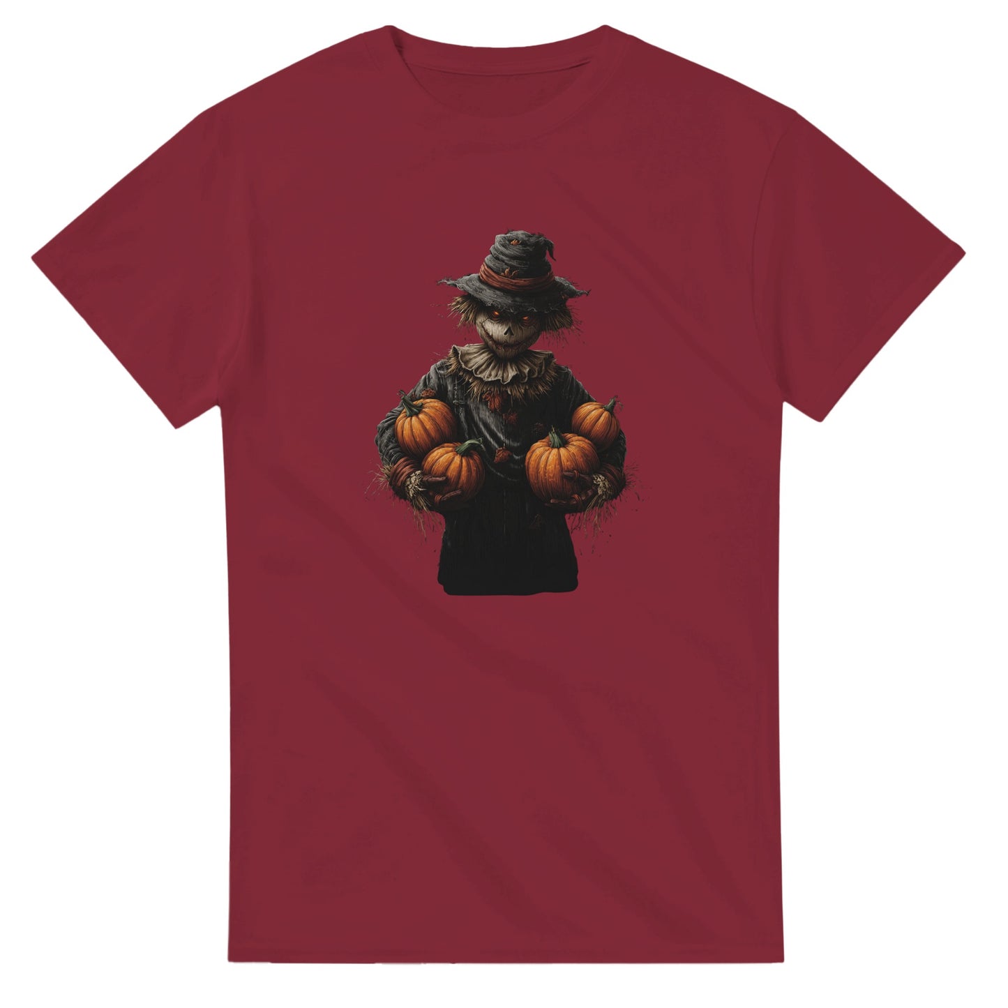 Spooky Scarecrow on a Heavyweight T-shirt