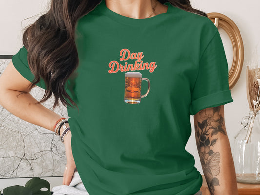 Day Drinking Shirt with Beer Mug Graphic premium shirt