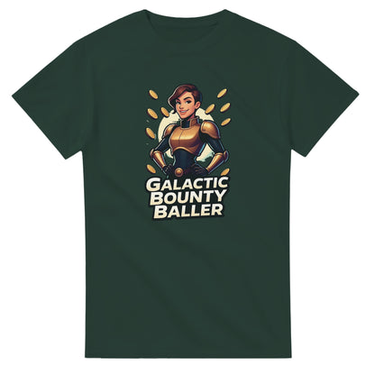 Galactic Bounty Baller graphic design on a Heavyweight T-shirt