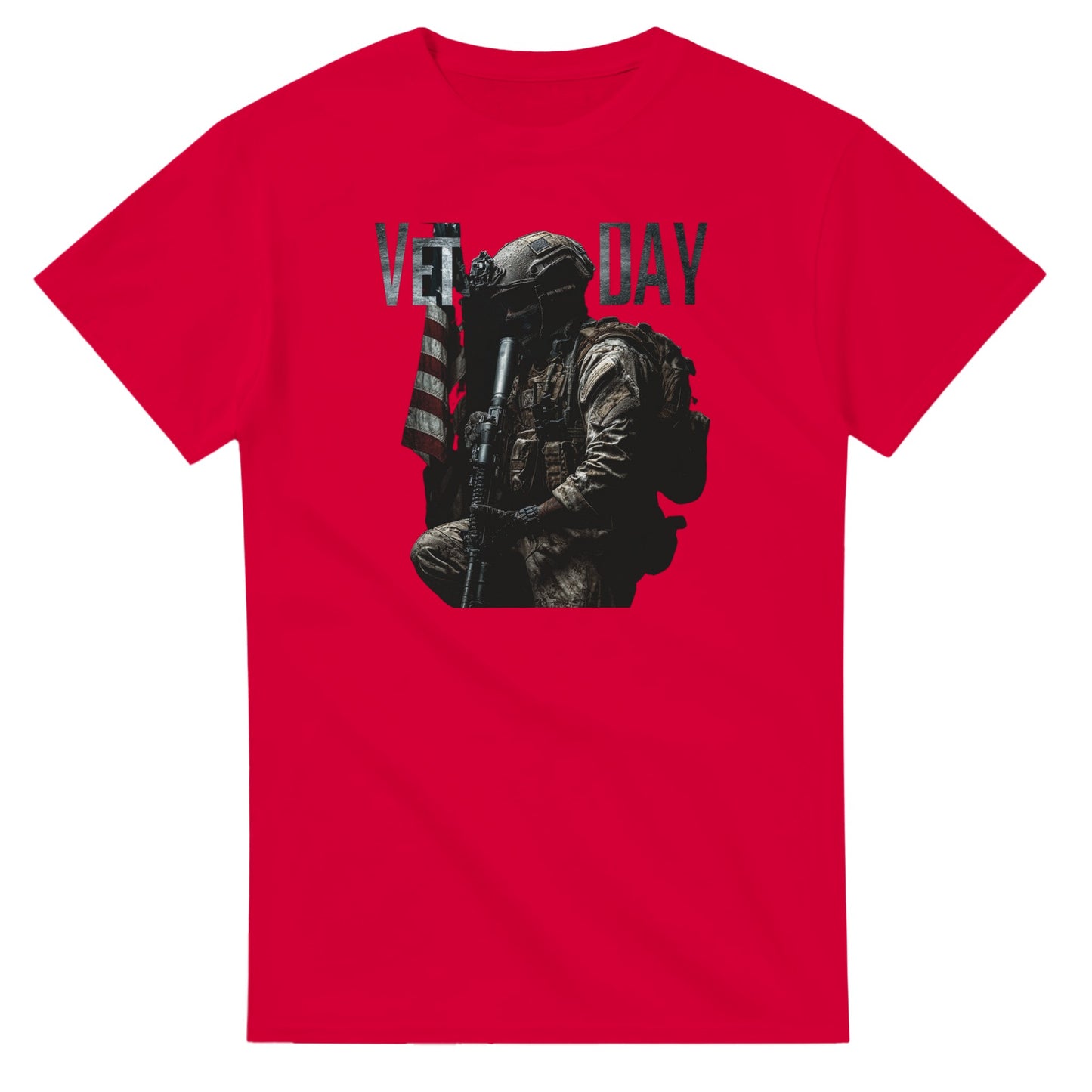 Veteran's Day Tactical Tribute on a heavyweight t-shirt