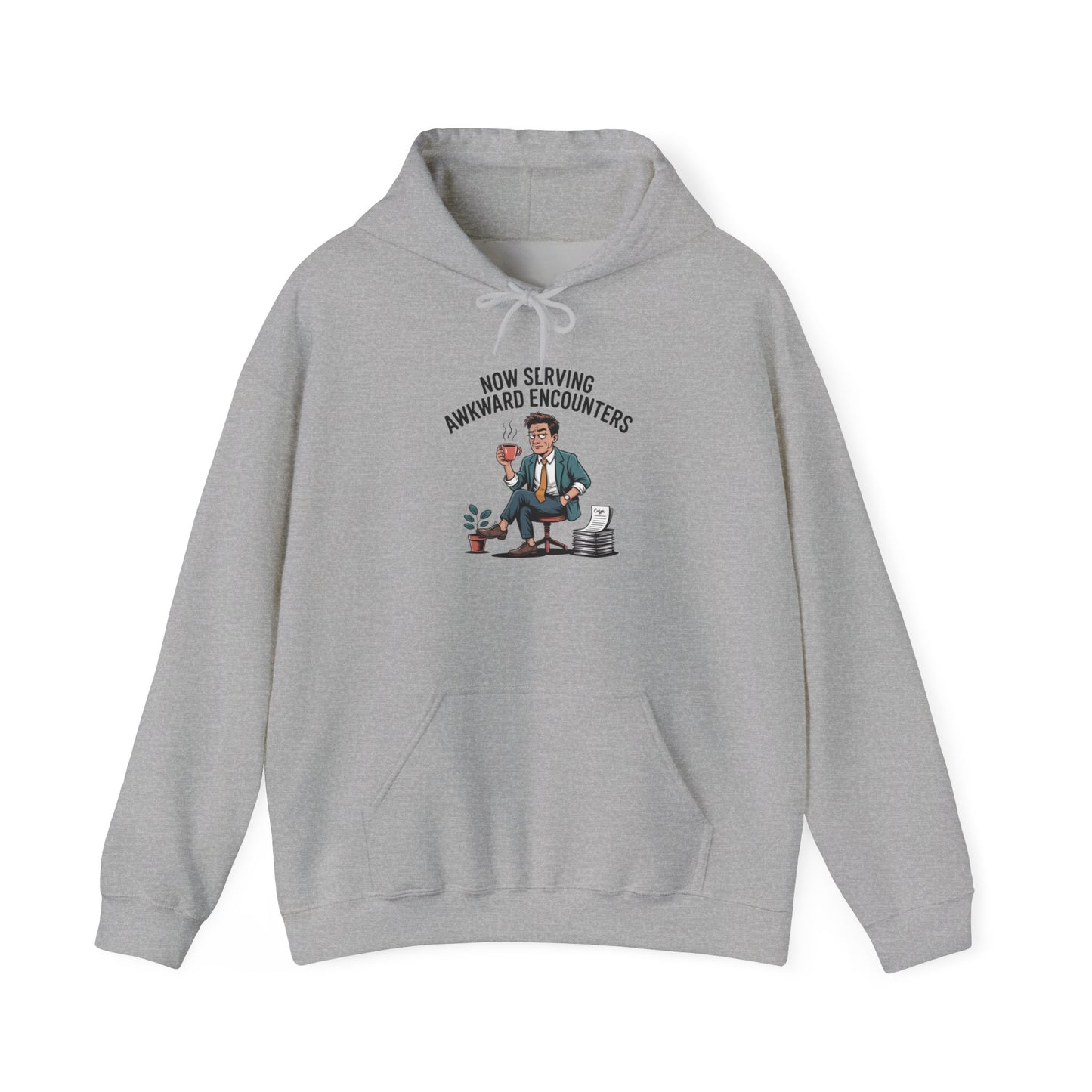 Now Serving Awkward Moments on a Pullover Hoodie