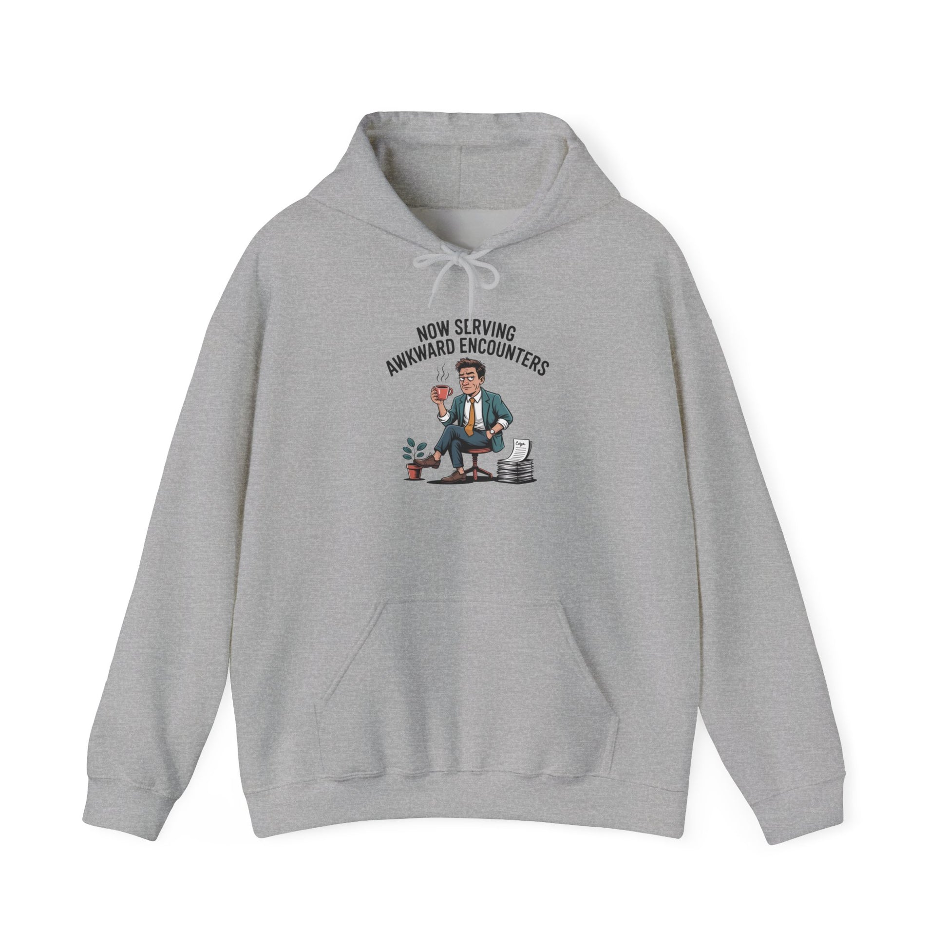 Now Serving Awkward Moments on a Pullover Hoodie
