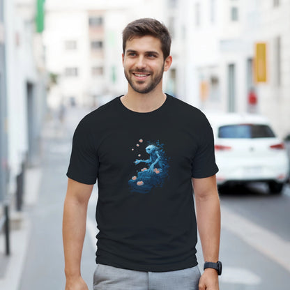 Mystical Pumpkin Harvester on a Heavyweight T-shirt
