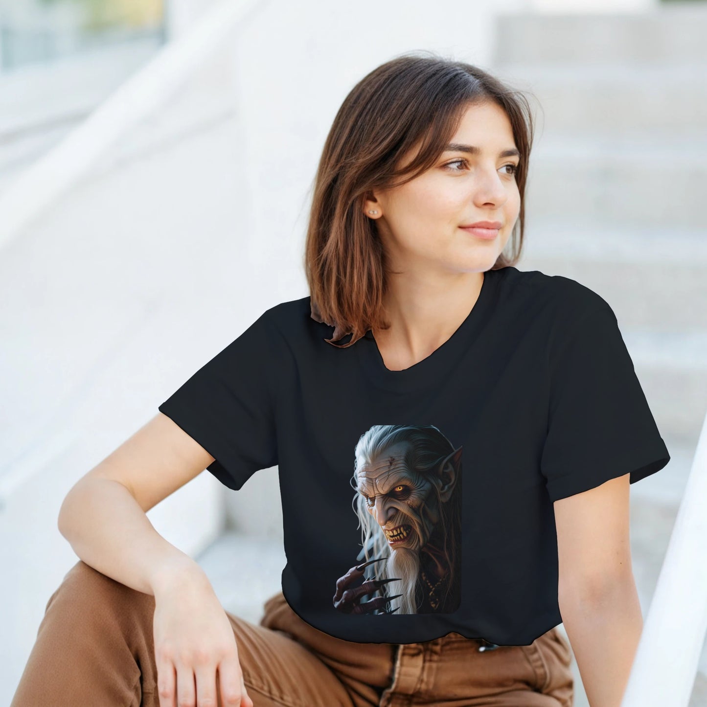 Cute Lil' Vampire on a Heavyweight T-shirt