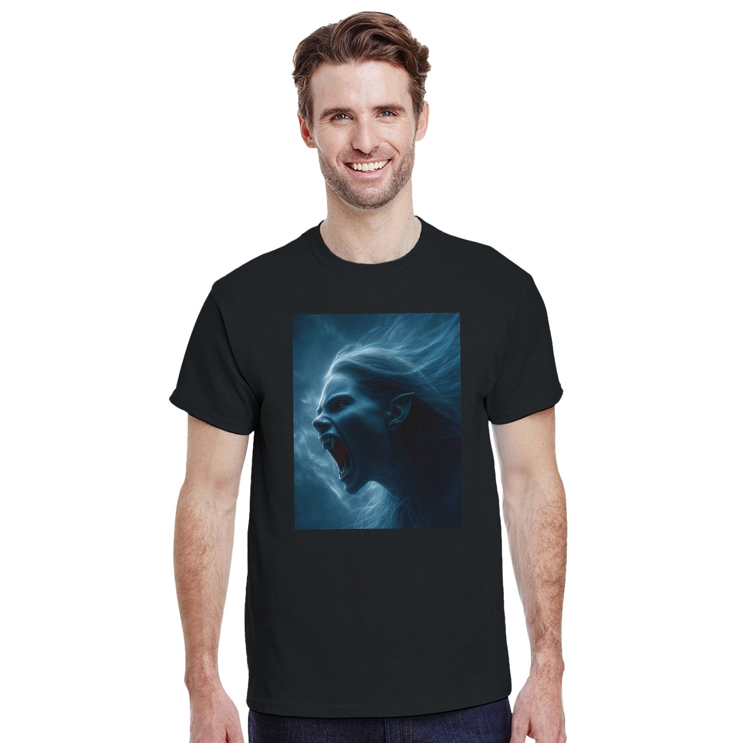 Cute Lil' Vampire on a Heavyweight T-shirt