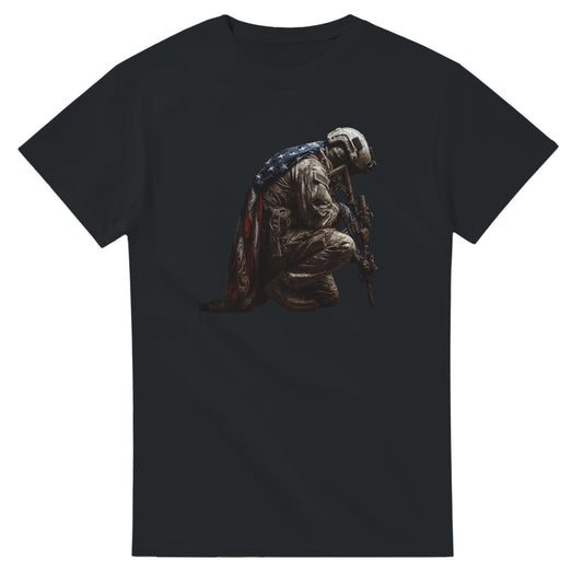 Patriotic Tribute on a heavyweight t-shirt