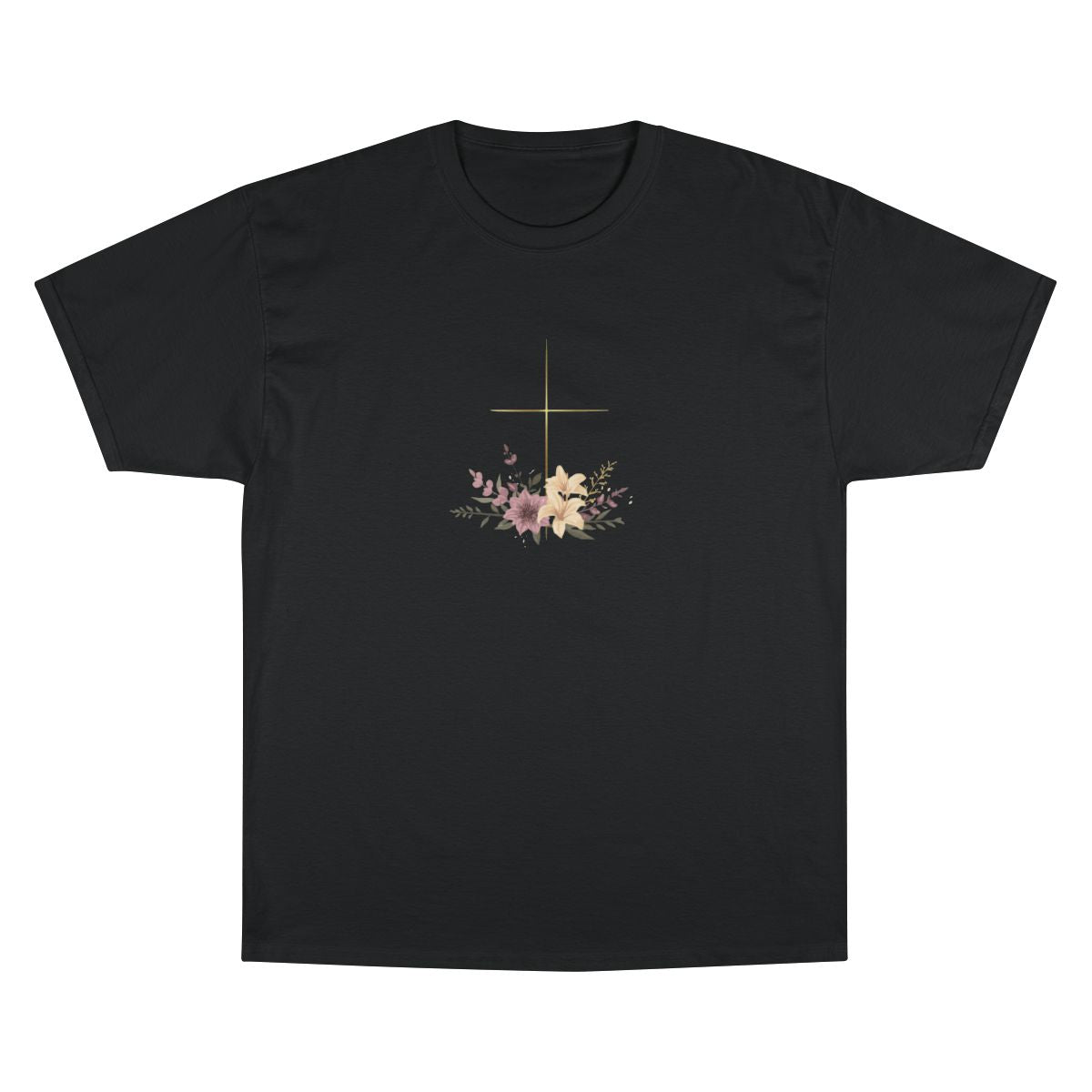 Golden Cross Pink Cream Floral Arrangement product type