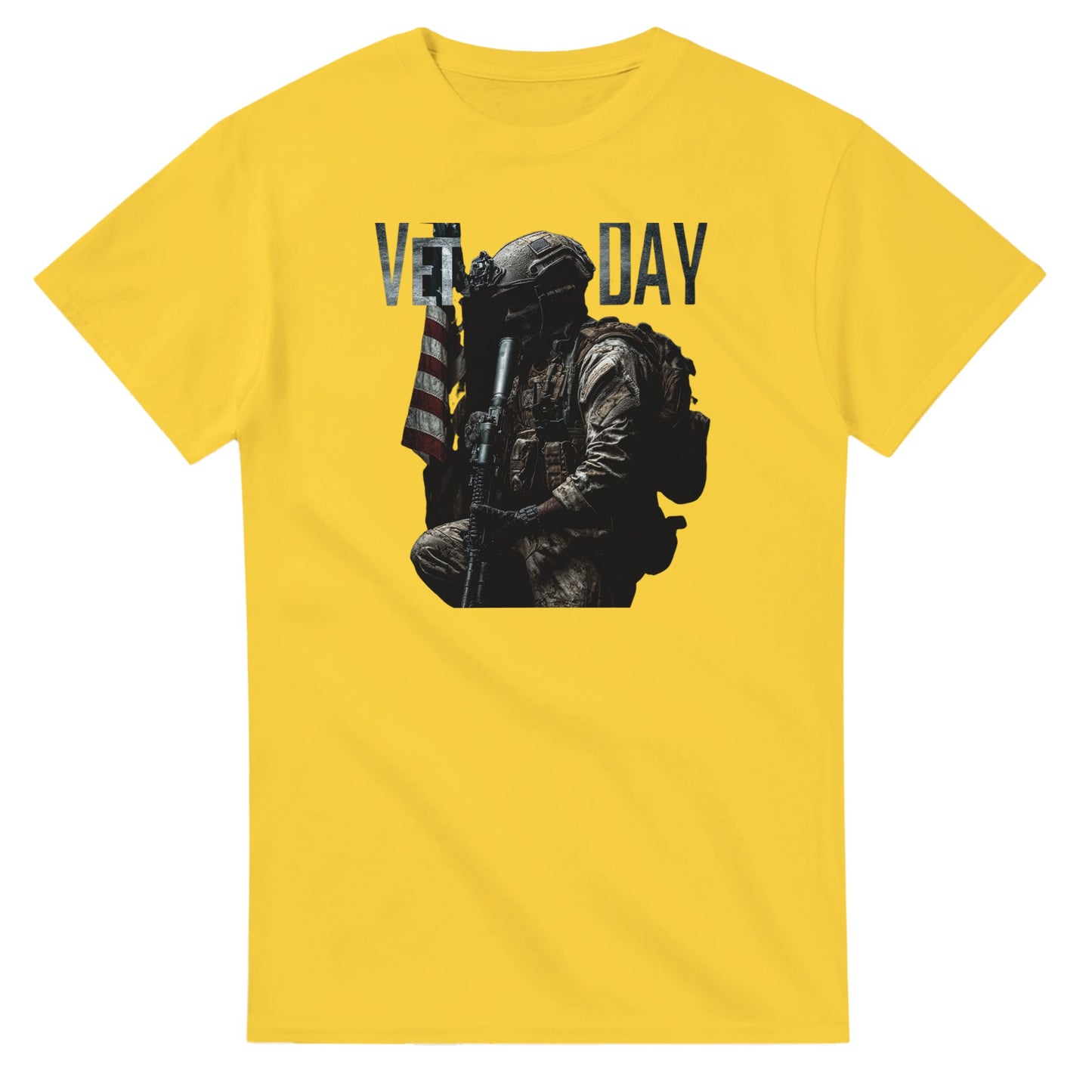 Veteran's Day Tactical Tribute on a heavyweight t-shirt