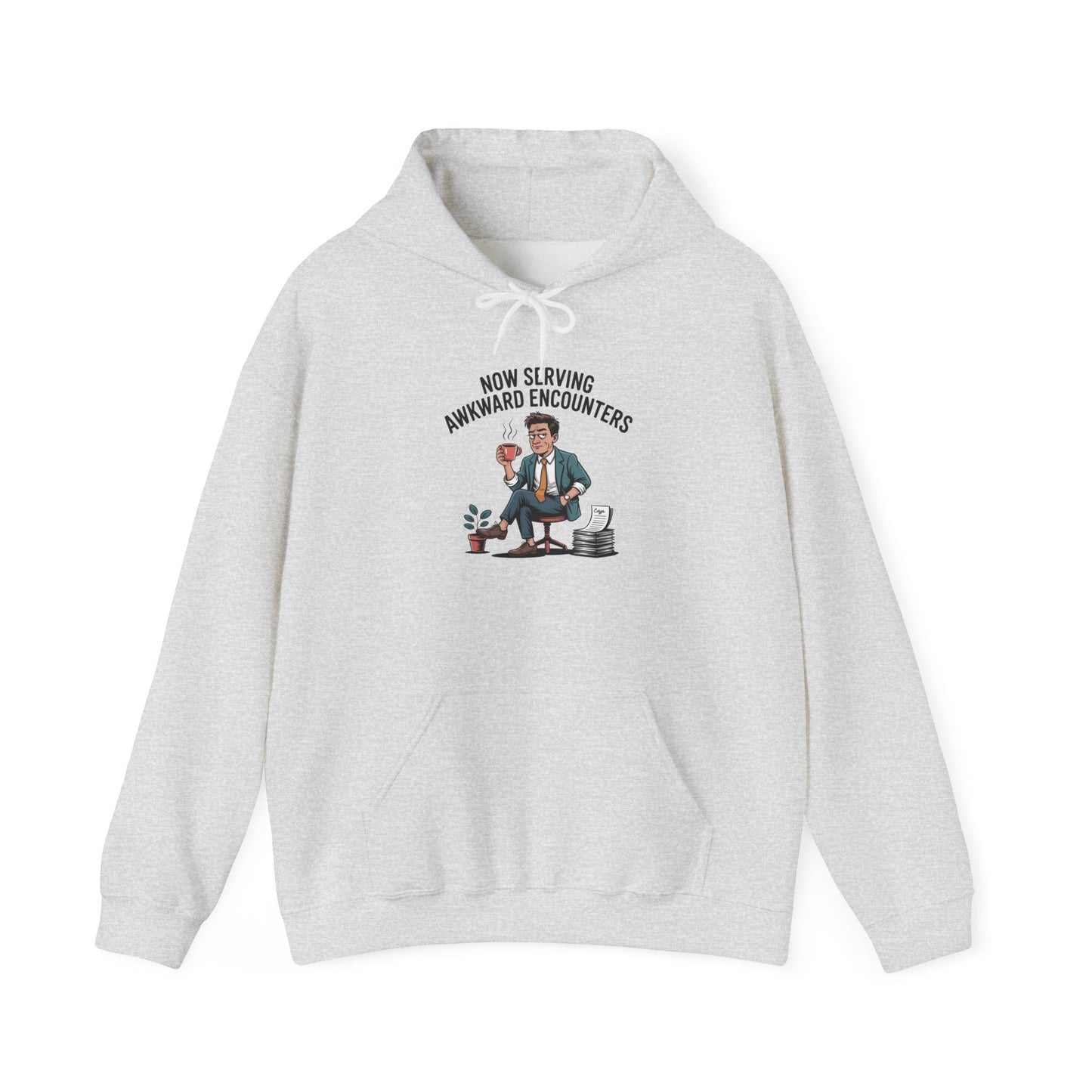 Now Serving Awkward Moments on a Pullover Hoodie