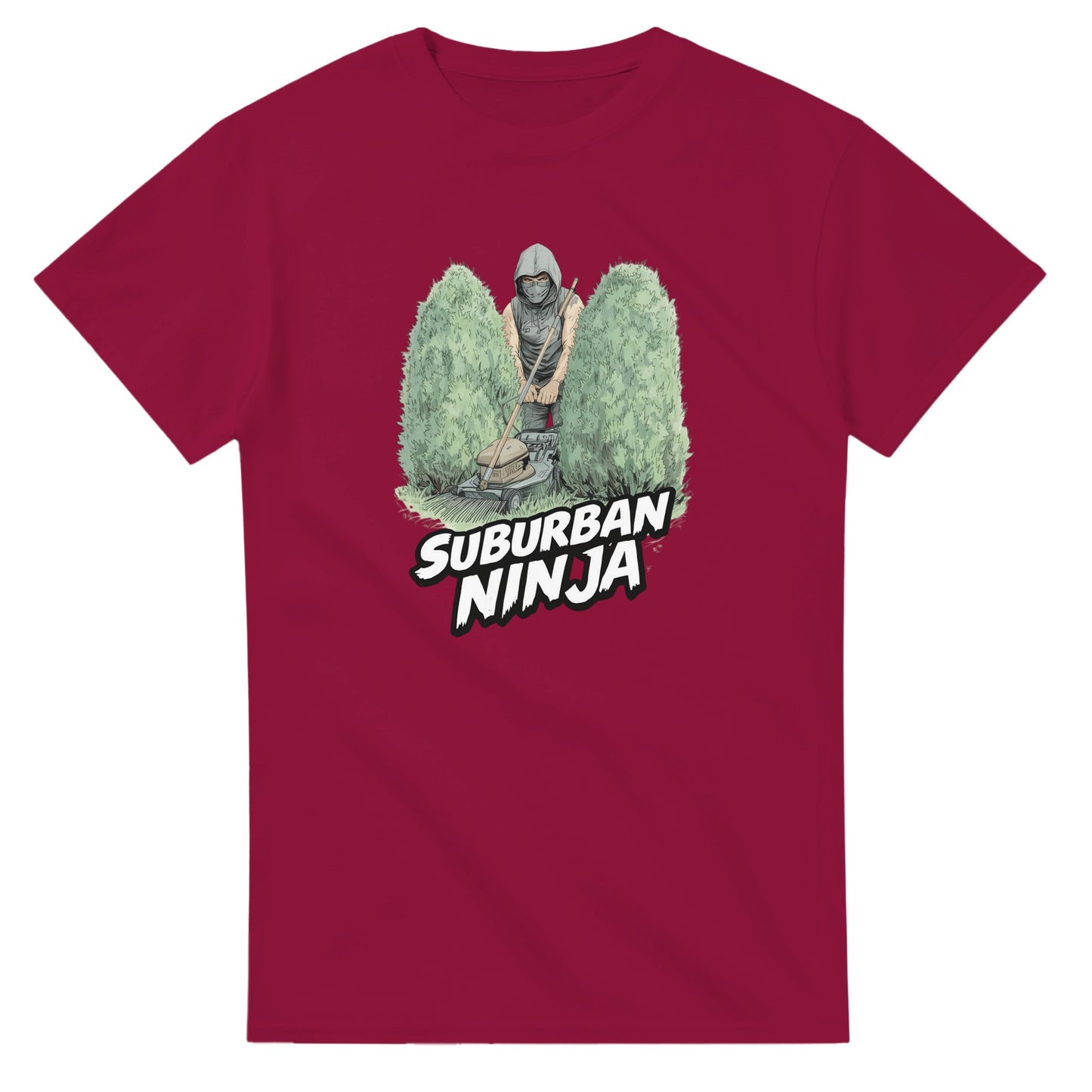 Suburban Ninja graphic design on a Heavyweight T-shirt