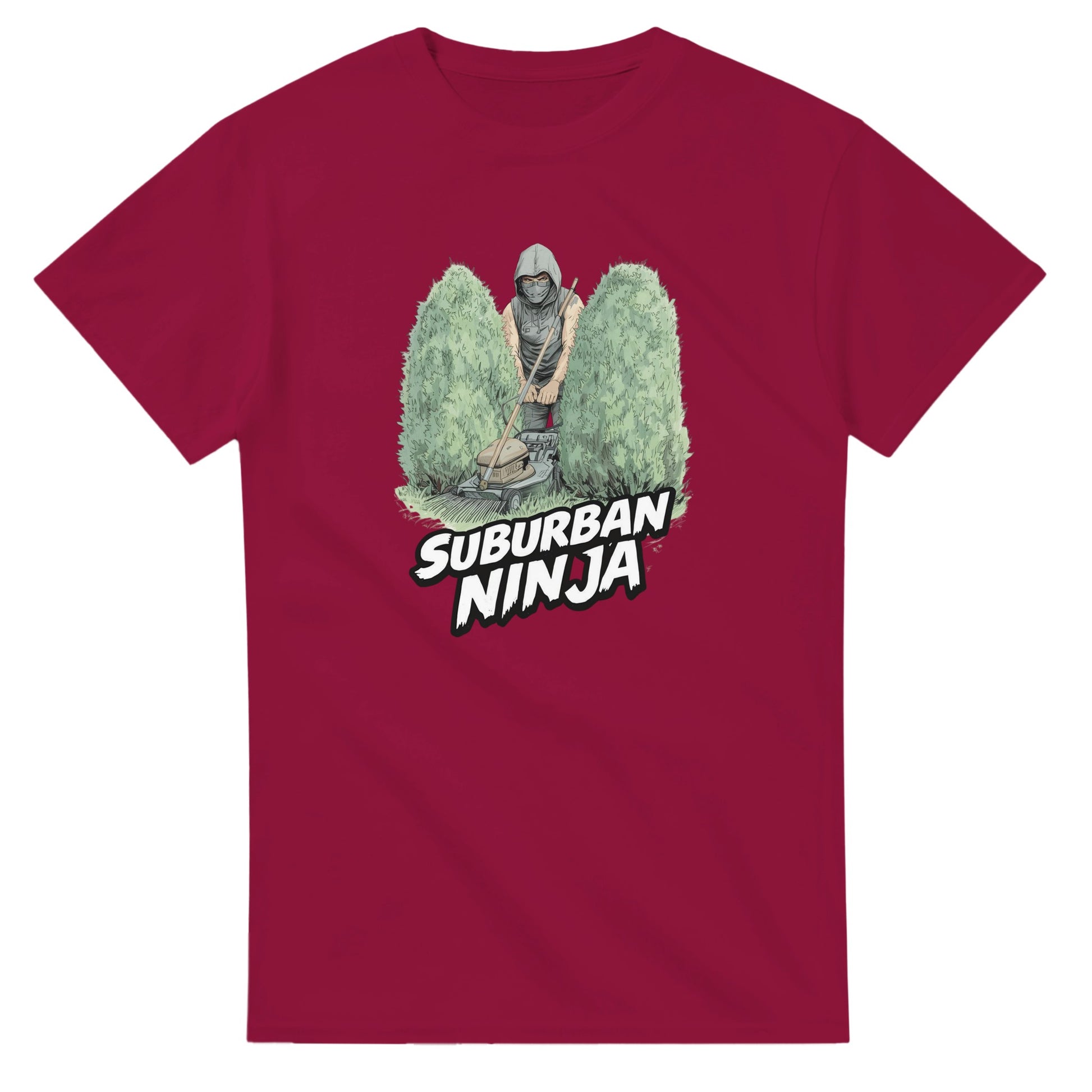 Suburban Ninja graphic design on a Heavyweight T-shirt