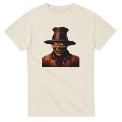 Ghoulish Grin on a Heavyweight T-shirt