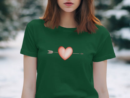 Cupid's Arrow design on a Premium Tee