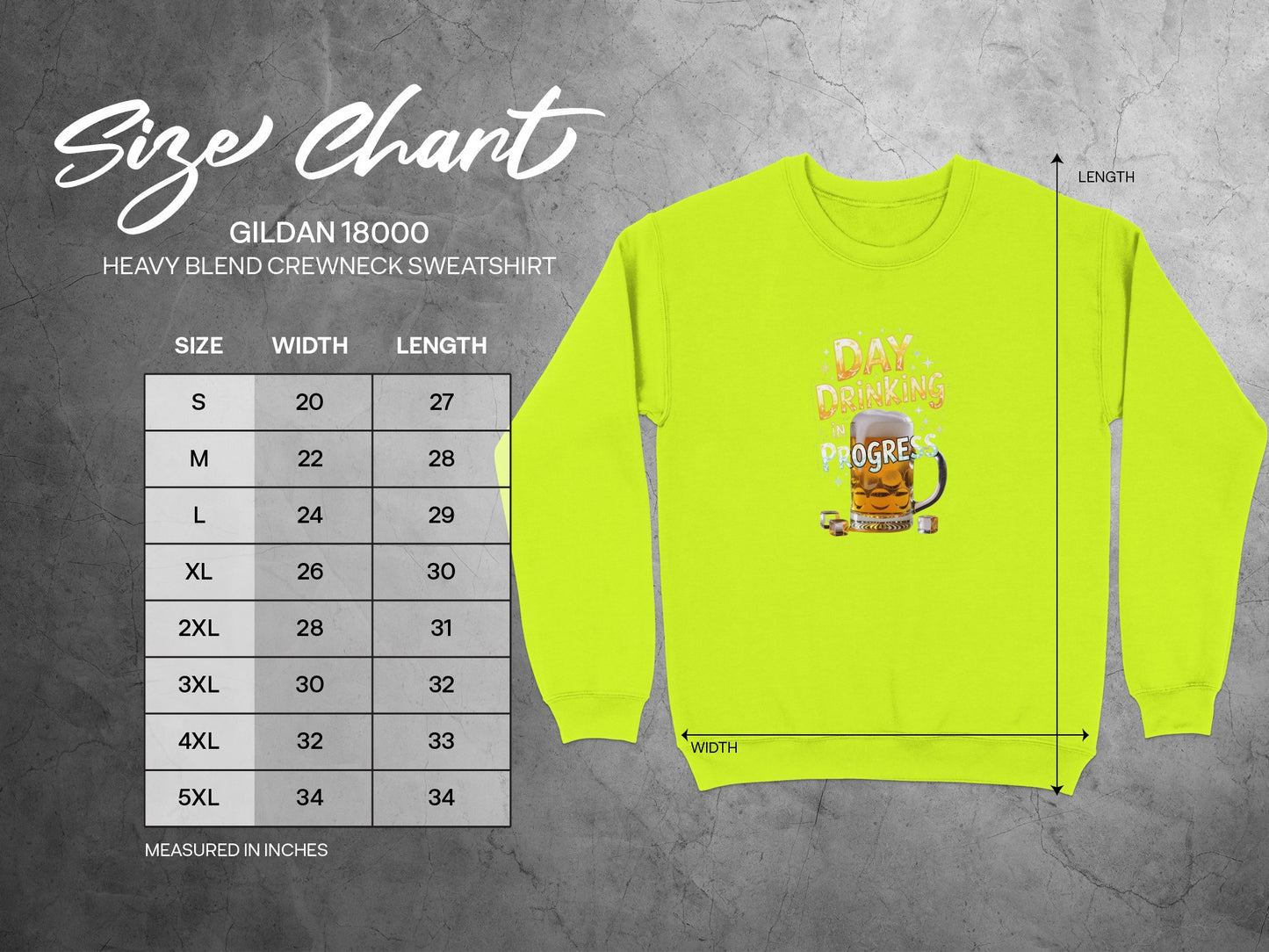Day Drinking in Progress Beer Mug Crewneck Sweatshirt product type