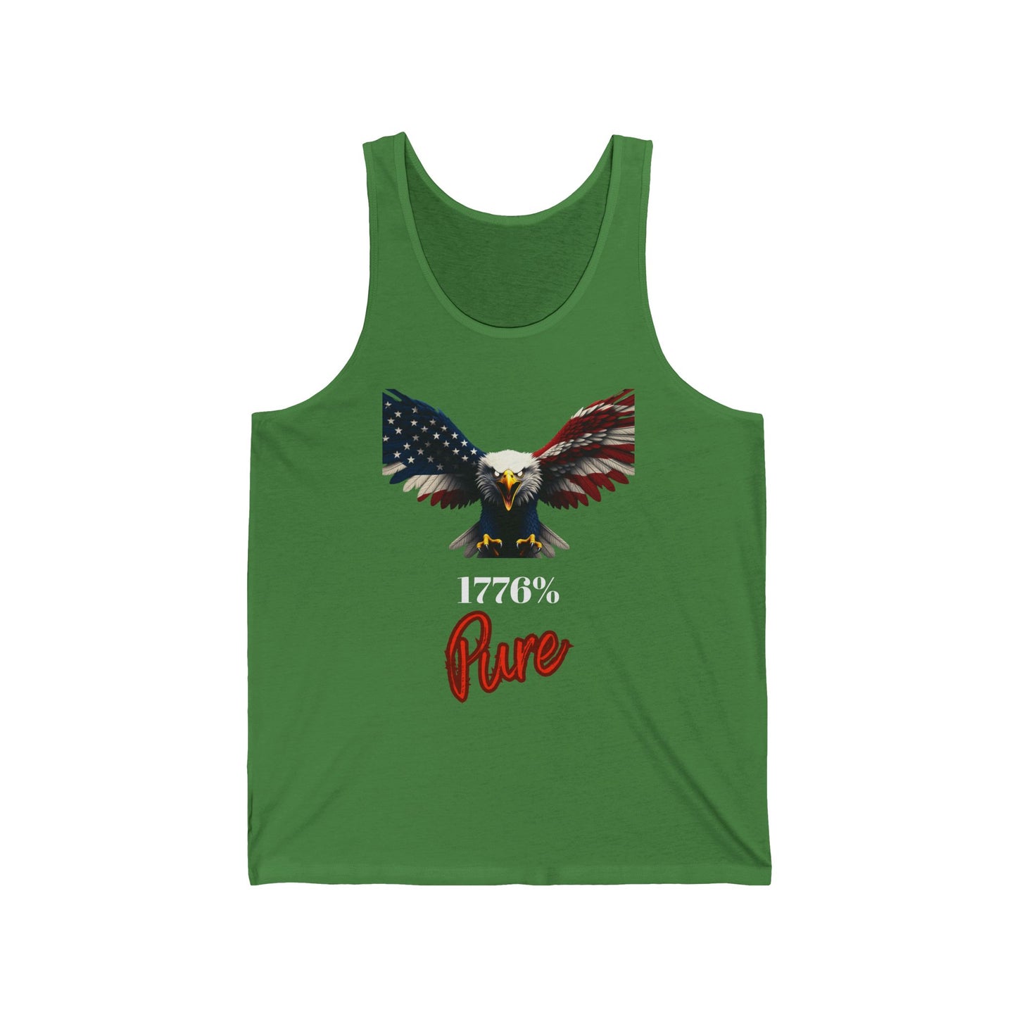 1776% Pure Patriotic Eagle - Premium Tank Top