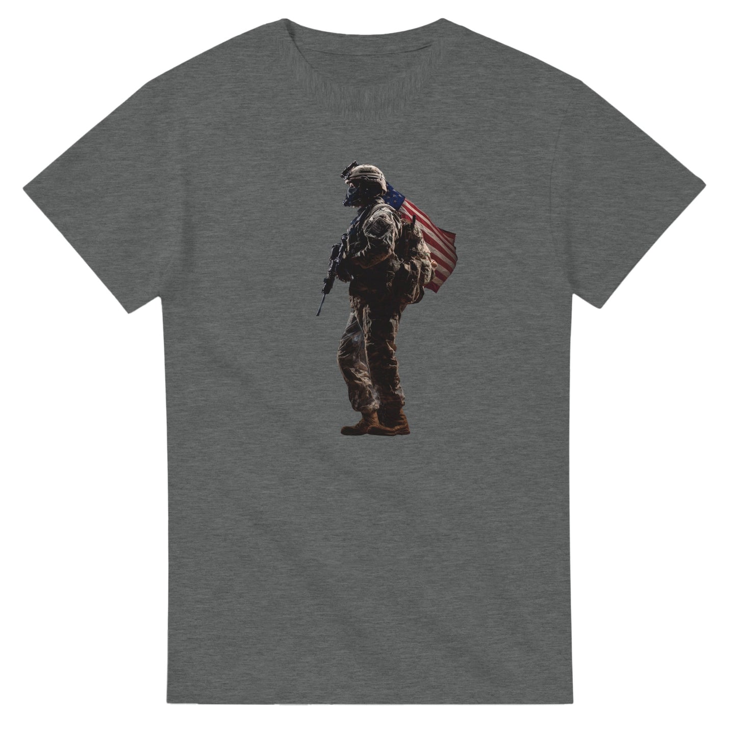 American Patriot on a heavyweight t-shirt
