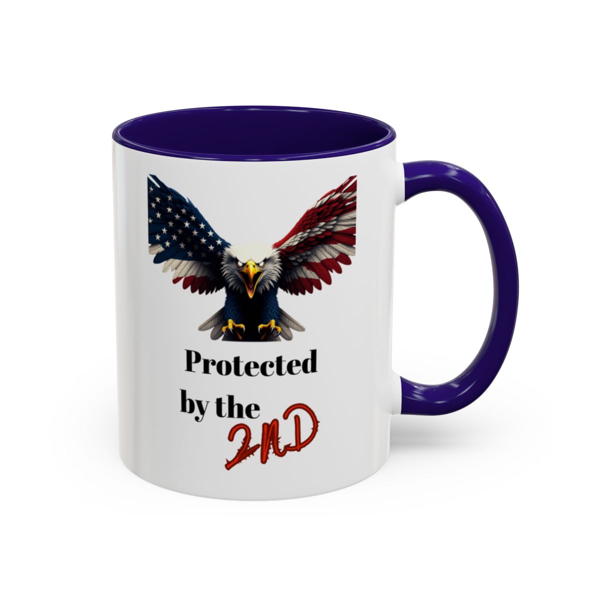 Protected by the 2nd Patriotic Eagle Mug Product