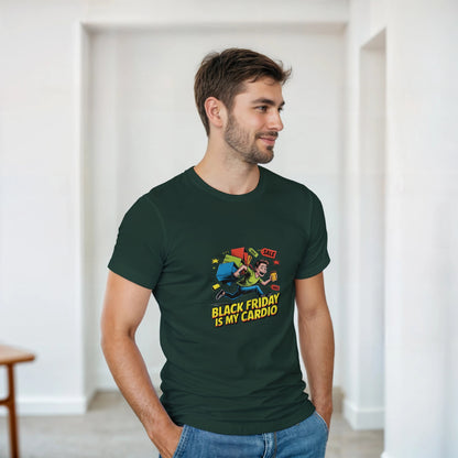 Black Friday is My Cardio heavyweight t-shirt mockup