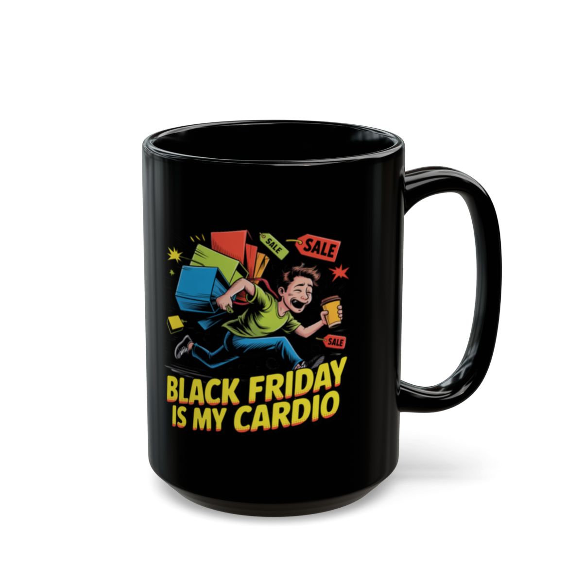 Black Friday Is My Cardio Black Friday Mug