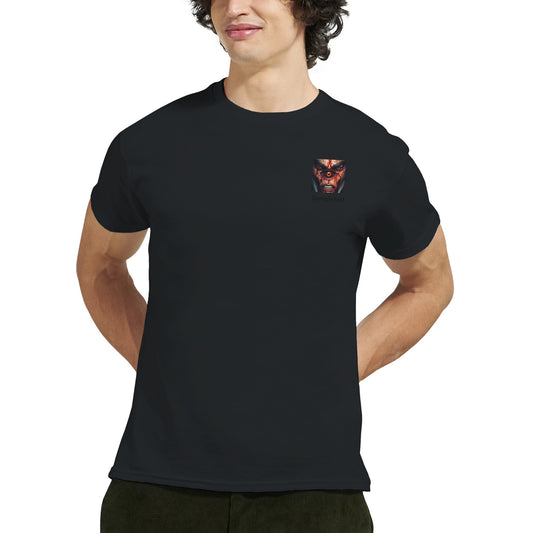 heavyweight crewneck t-shirt angry blood face personalized