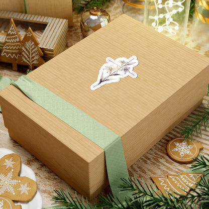 Elegant Floral Cross Sticker Design Decorative product type