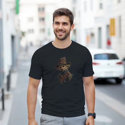 Rustic Scarecrow on a Heavyweight T-shirt