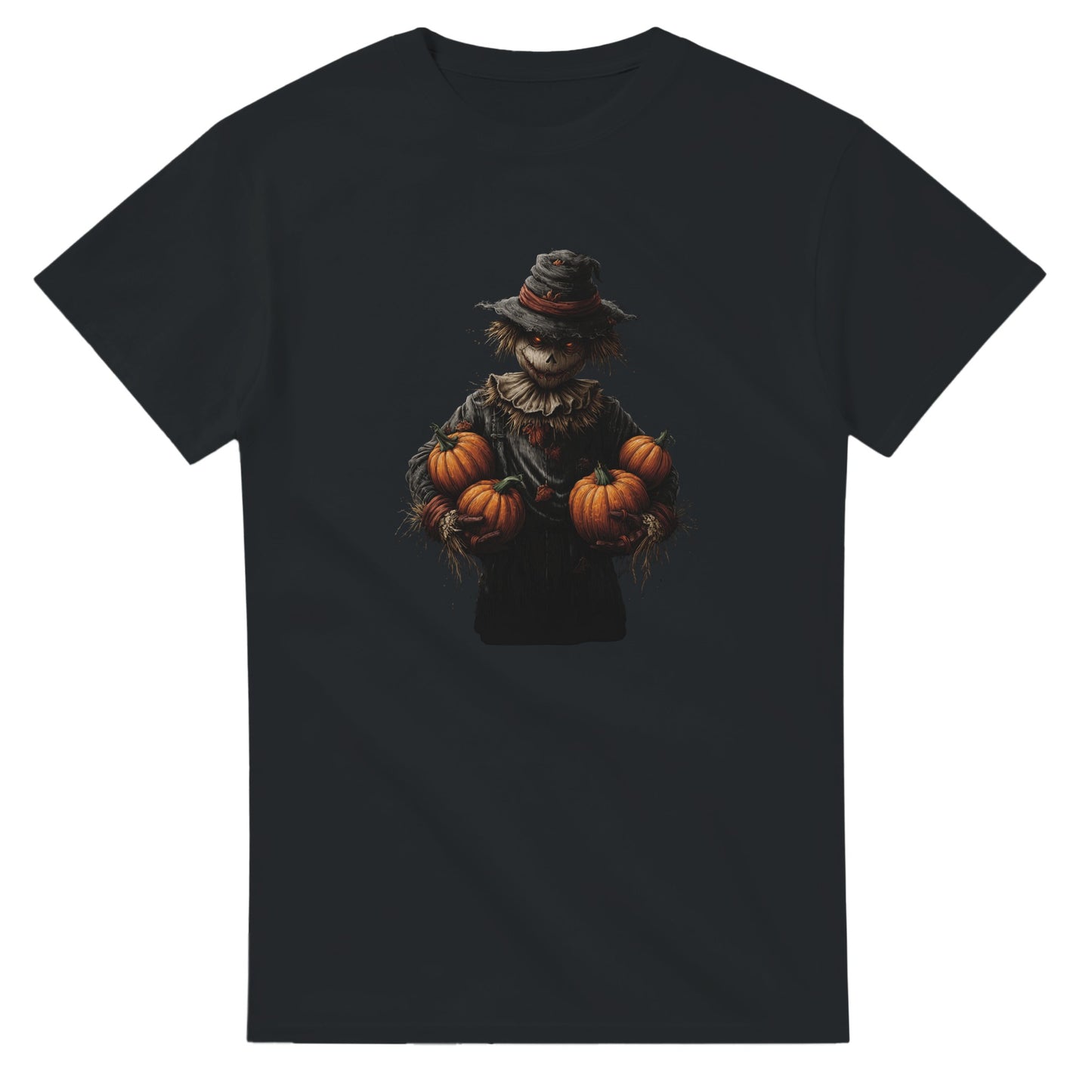 Spooky Scarecrow on a Heavyweight T-shirt
