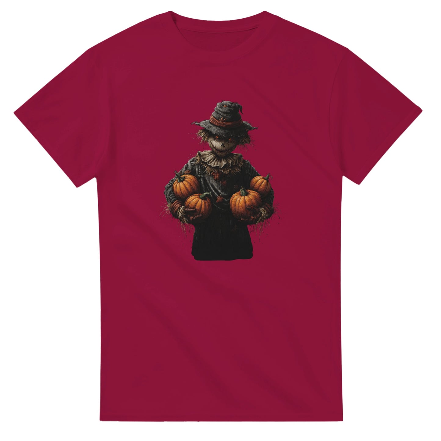 Spooky Scarecrow on a Heavyweight T-shirt