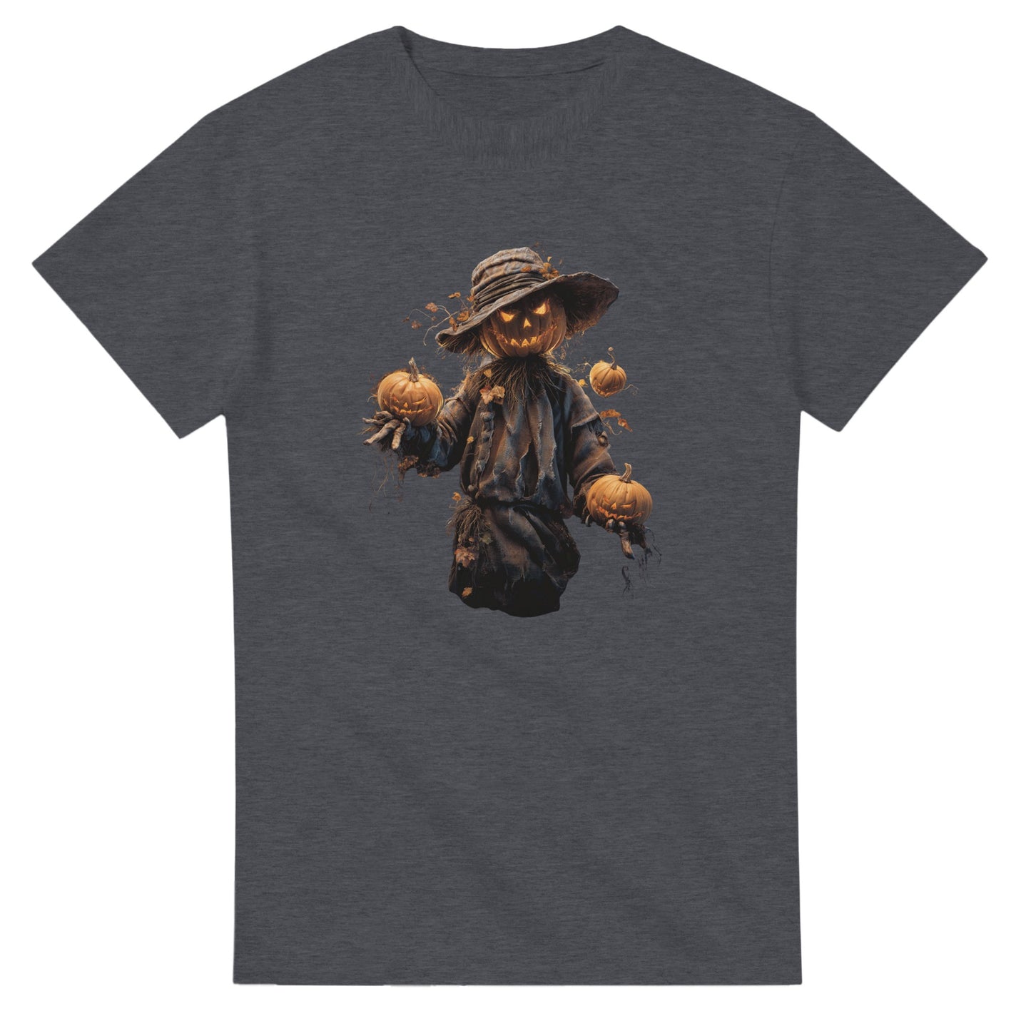 Spooky Jack-o'-Lantern on a Heavyweight T-shirt