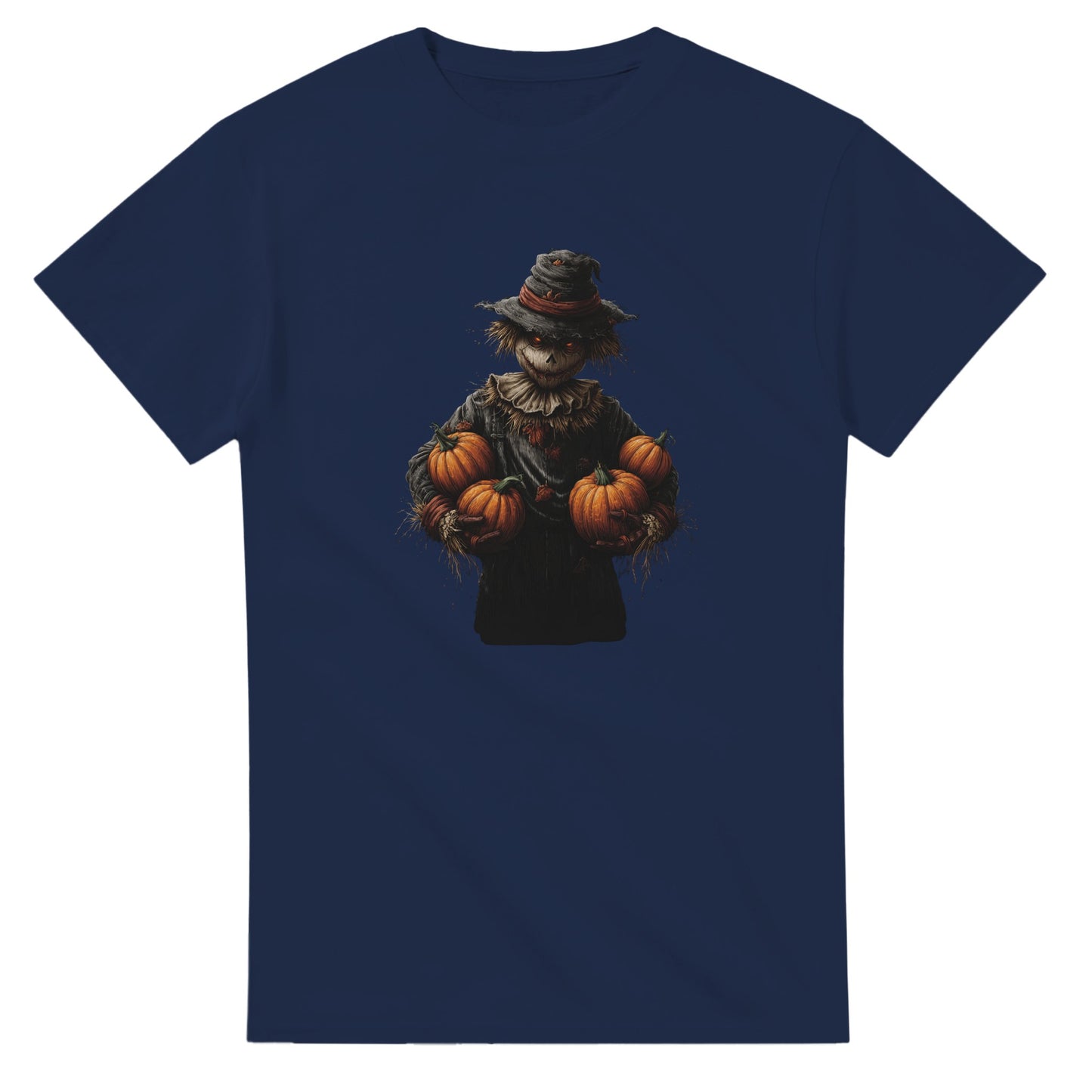 Spooky Scarecrow on a Heavyweight T-shirt