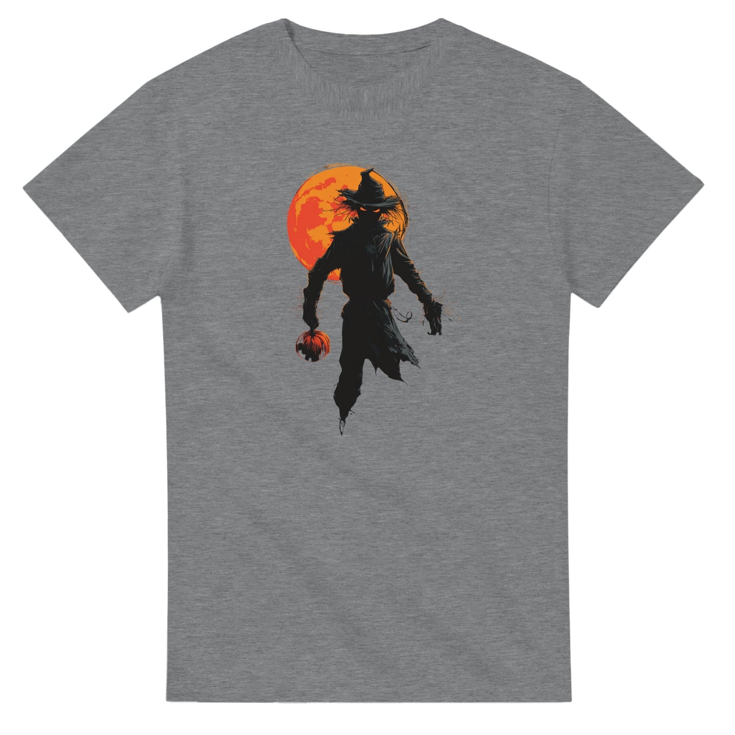 Spooky Scarecrow on a Heavyweight T-shirt