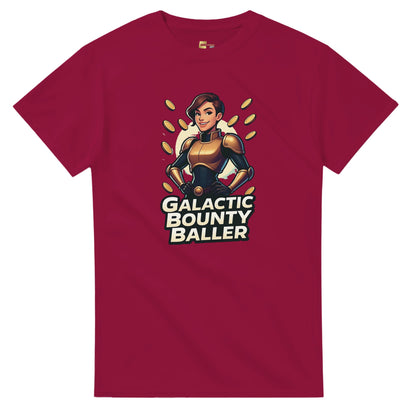 Galactic Bounty Baller graphic design on a Heavyweight T-shirt
