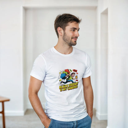 Black Friday is My Cardio heavyweight t-shirt mockup