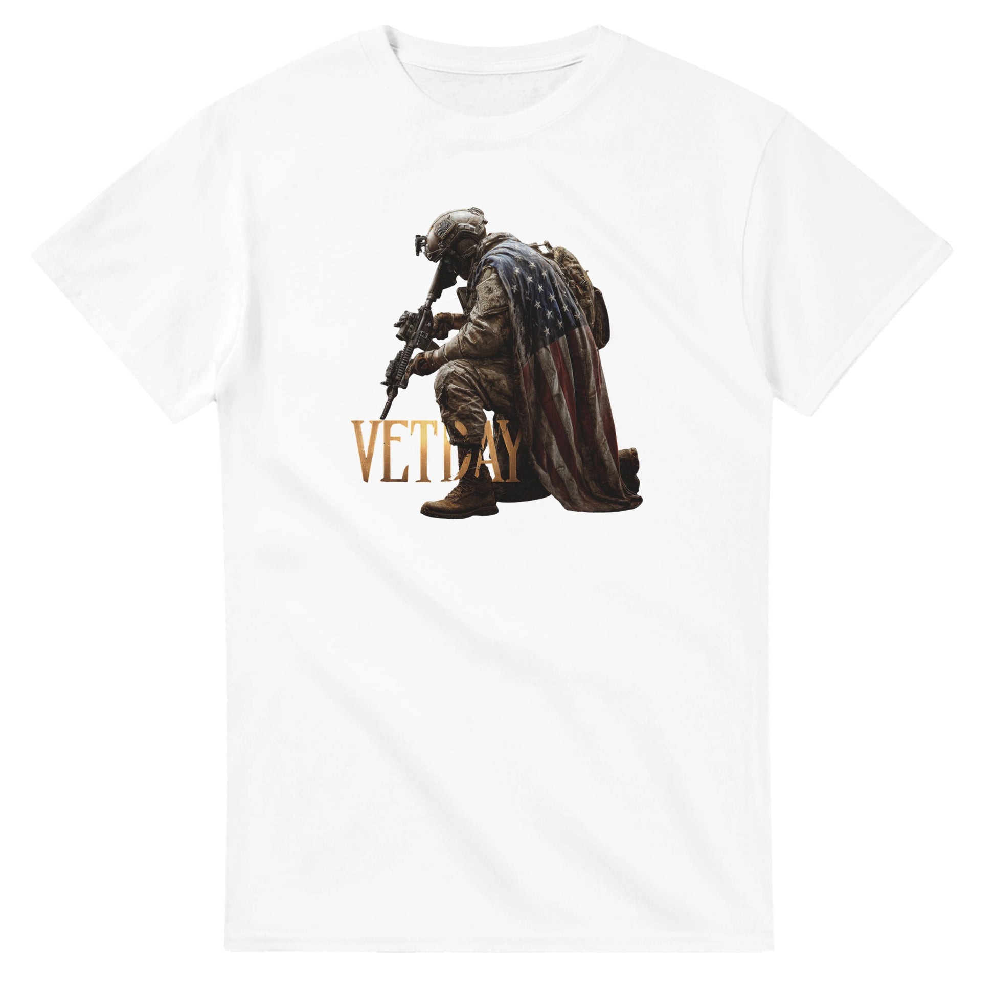 Honor Vet Day on a heavyweight t-shirt