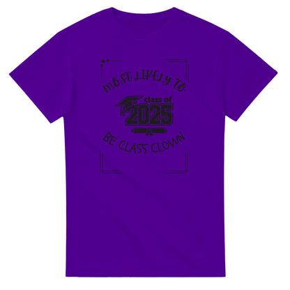 Most Likely To' high school design on a Heavyweight T-shirt 