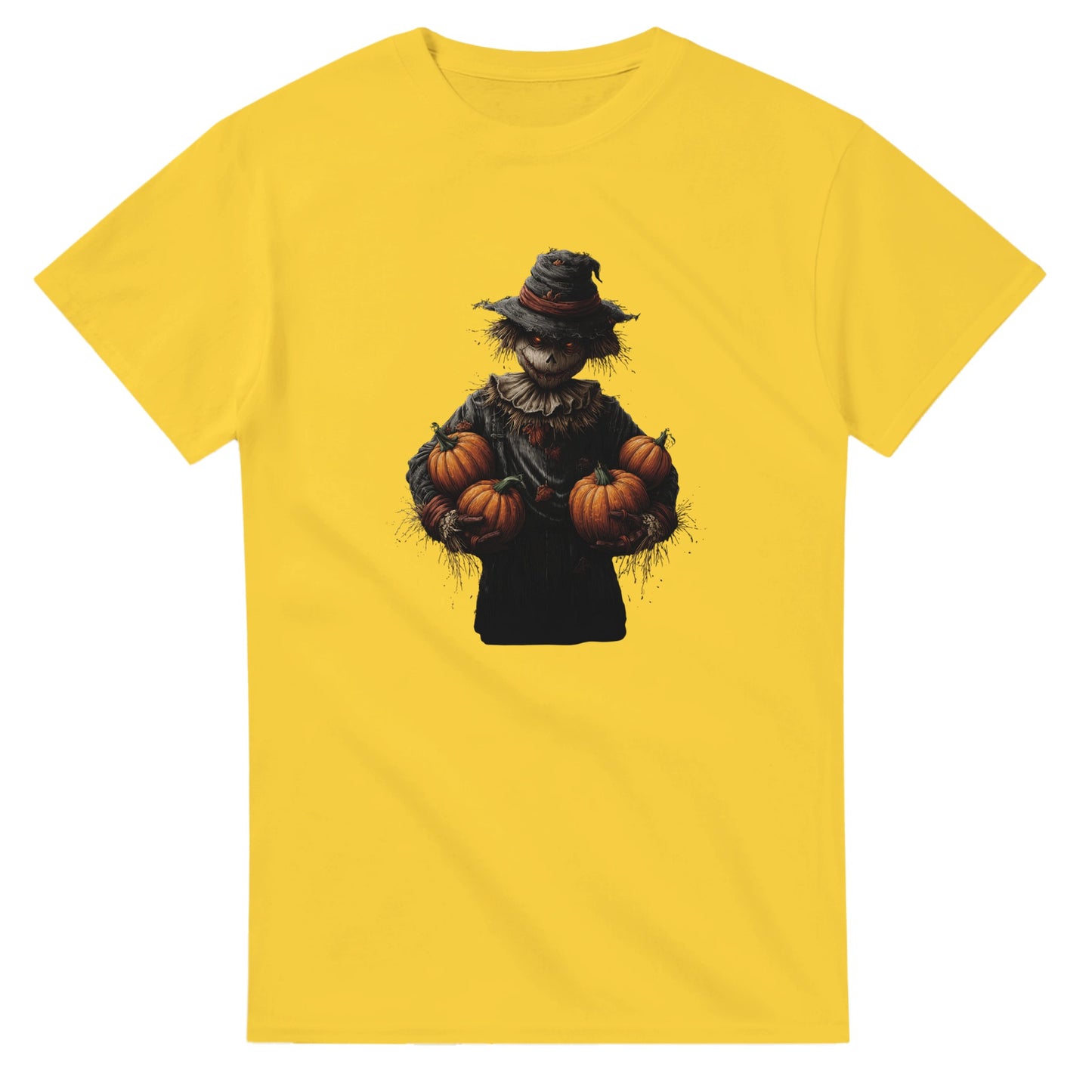 Spooky Scarecrow on a Heavyweight T-shirt