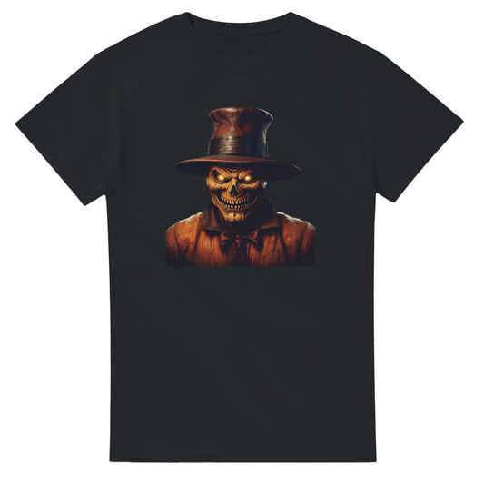 Ghoulish Grin on a Heavyweight T-shirt