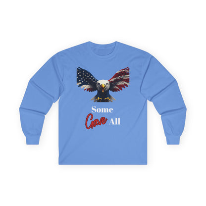 Some Gave All Patriotic Eagle on a long sleeve tee