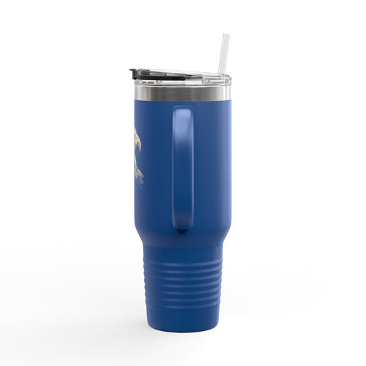 Heritage Eagle Head of a  40oz Insulated Travel Mug