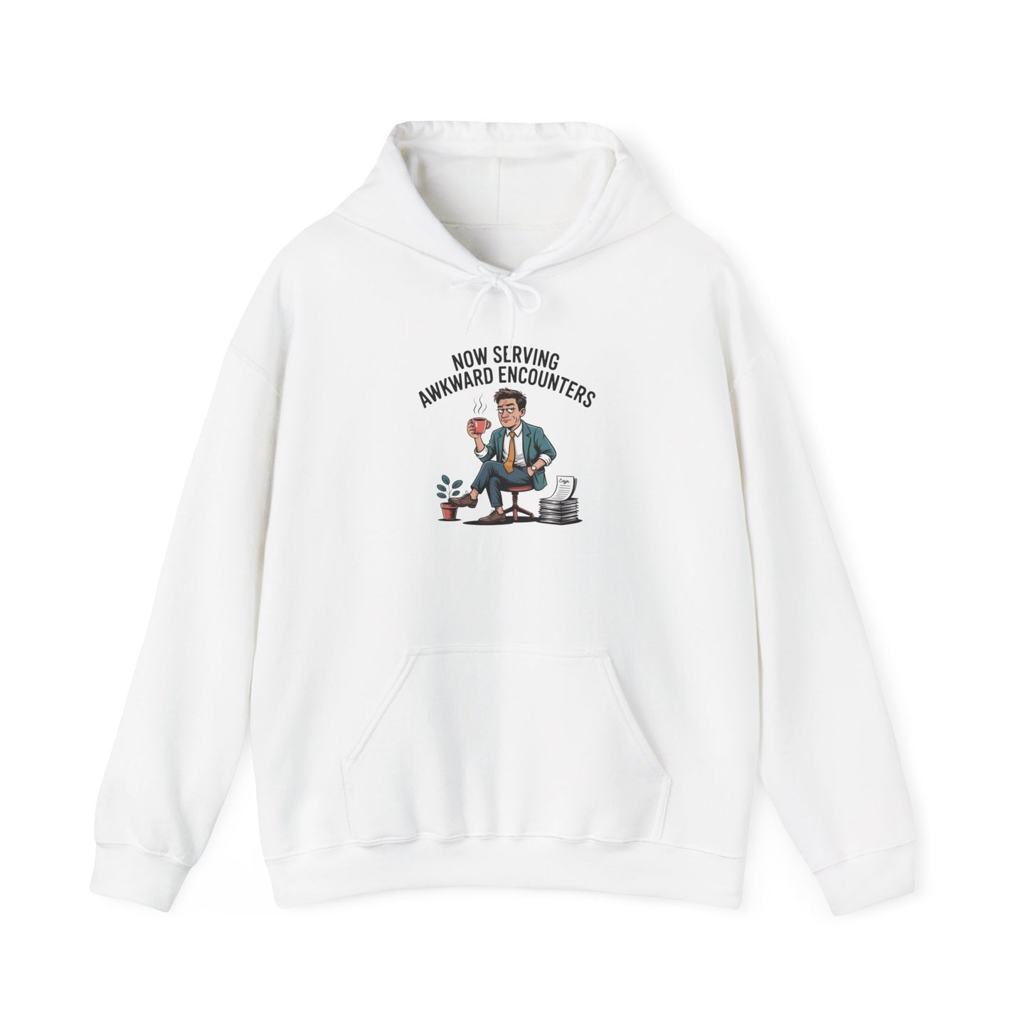 Now Serving Awkward Moments on a Pullover Hoodie