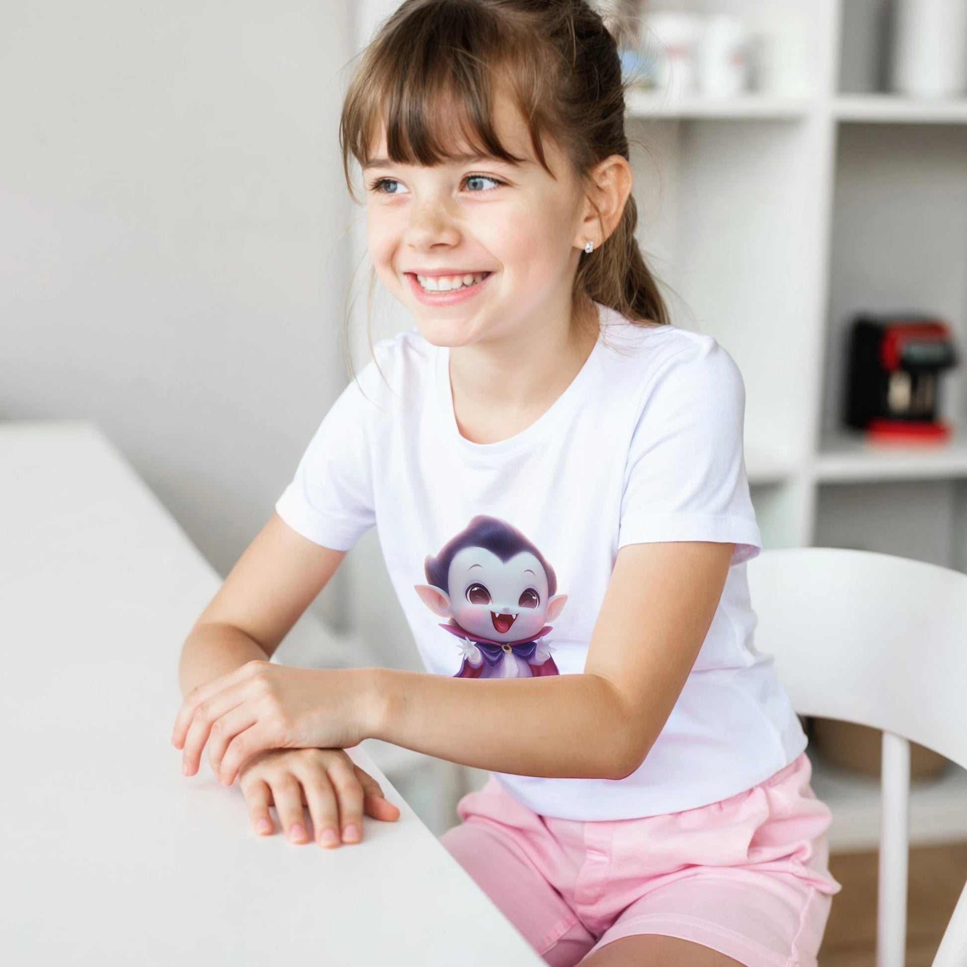 Cute Lil' Vampire on a Heavyweight T-shirt