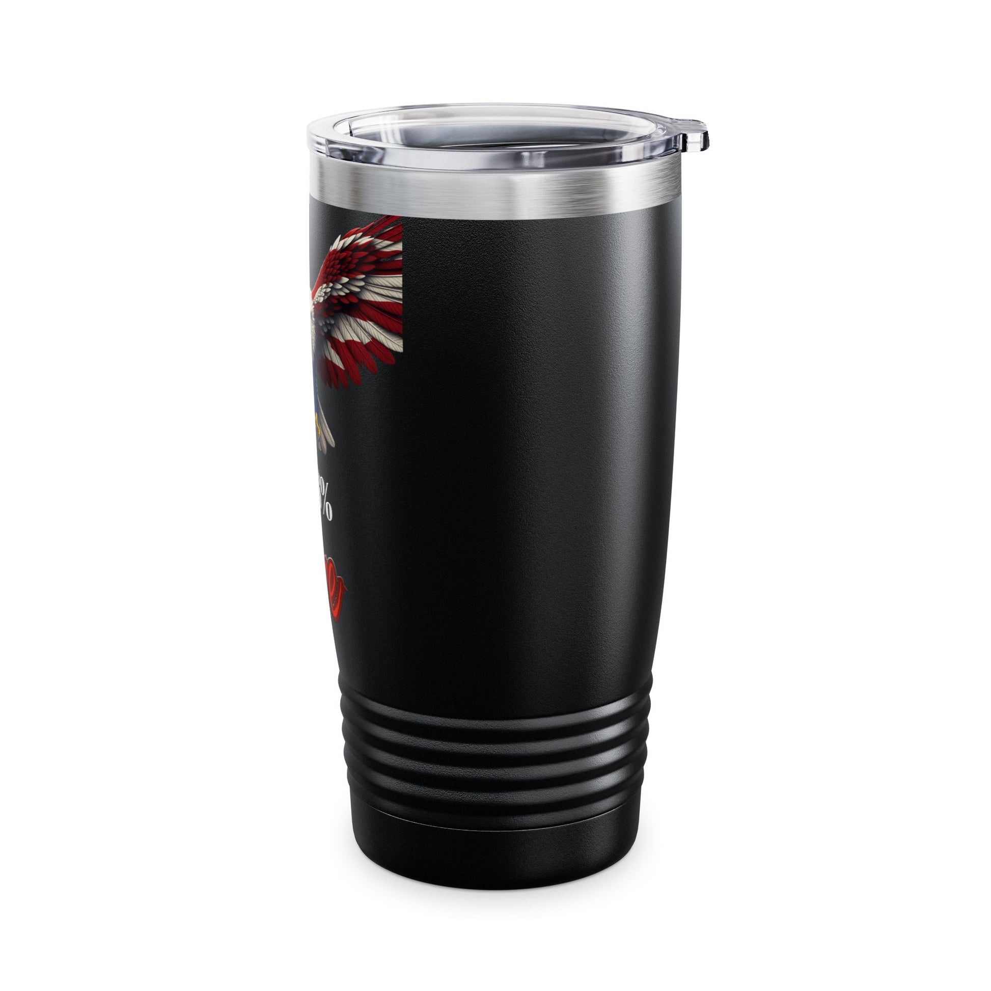 1776% Pure Patriotic Eagle on a 20oz Insulated Tumbler