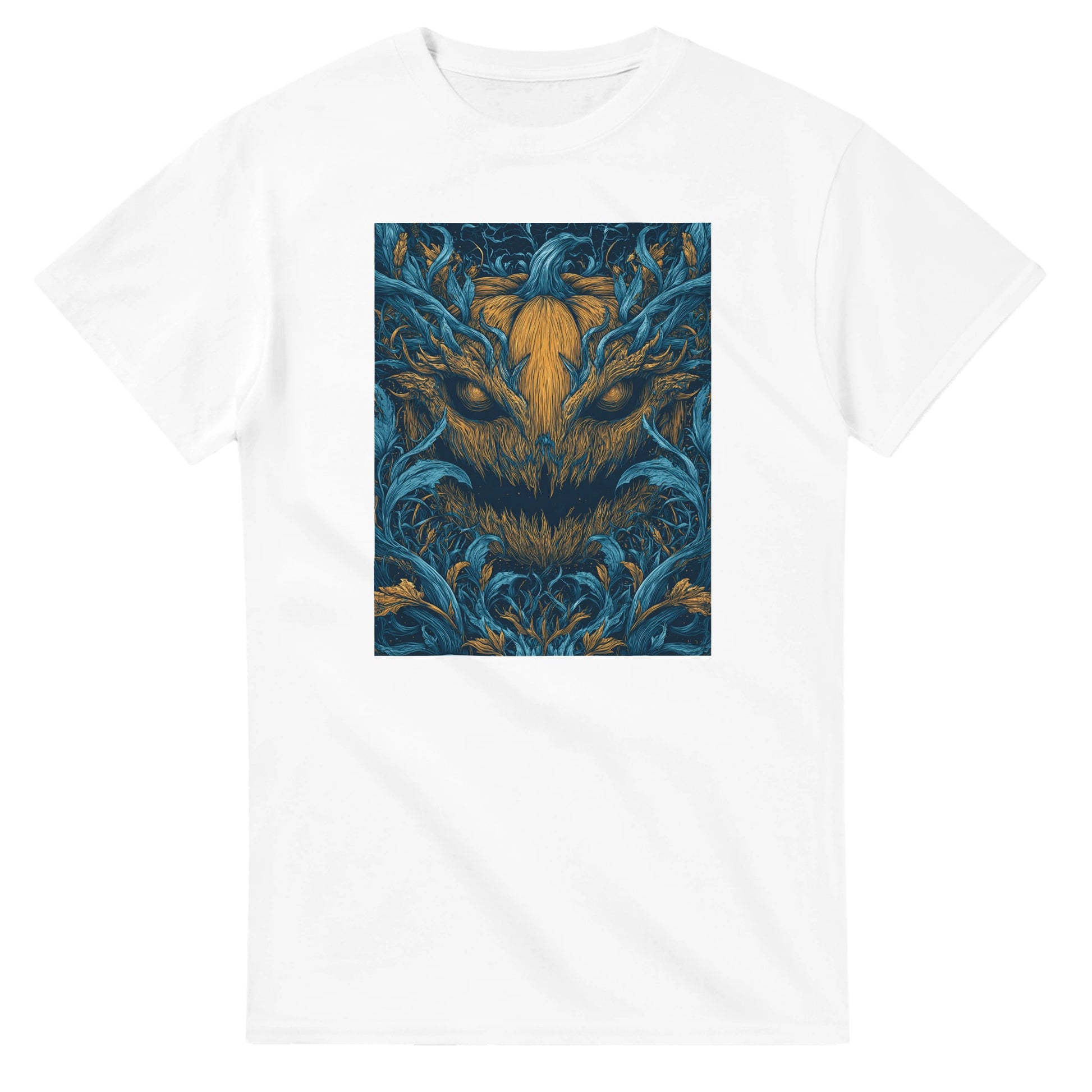 Mystic Harvest Guardian on a Heavyweight T-shirt