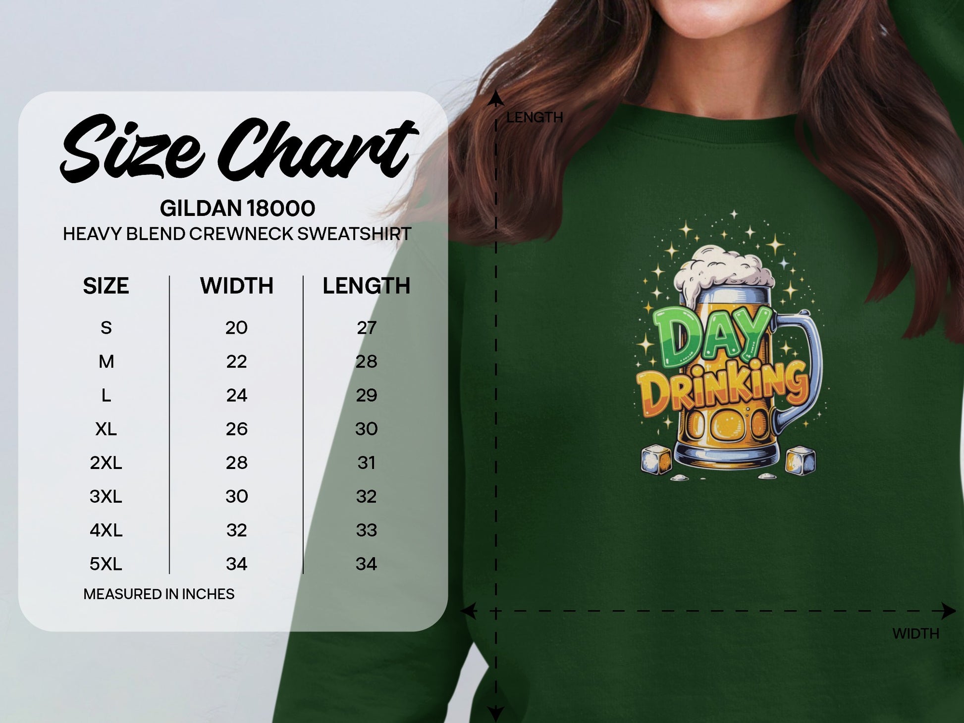 Day Drinking Beer Mug Gildan 18000 Crewneck Sweatshirt product type
