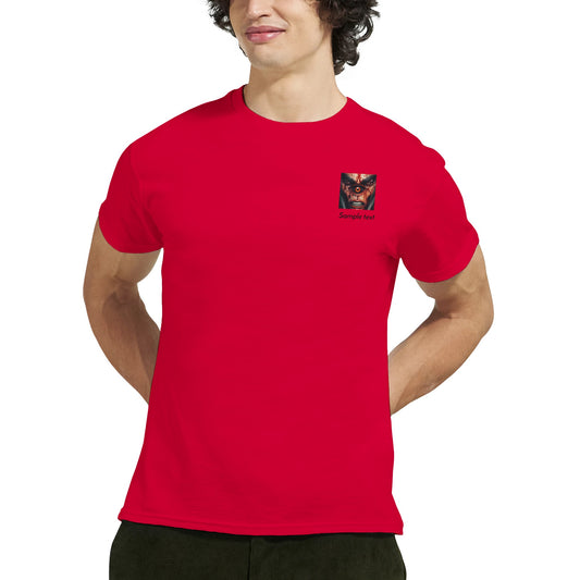 heavyweight crewneck t-shirt angry blood face personalized