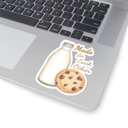 Made for Each Other phrase on a Kiss-Cut Sticker
