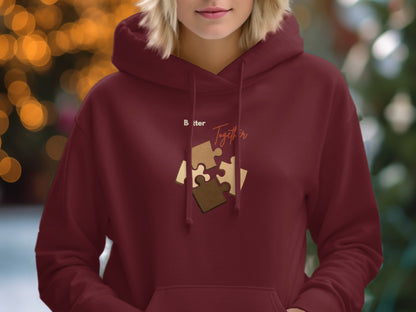 Better Together Puzzle Pieces Hoodie