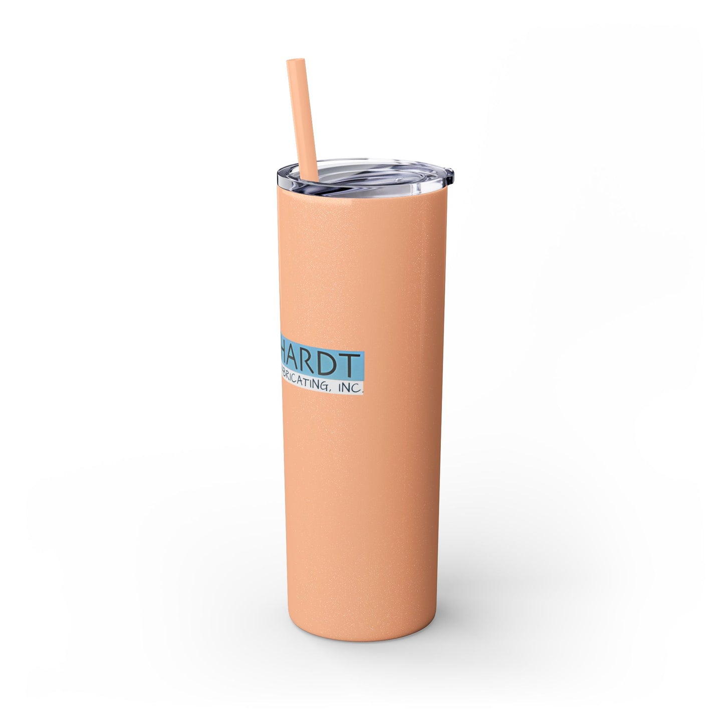 Burghardt Metal Fabricating, Inc., logo on a 20oz Skinny Tumbler