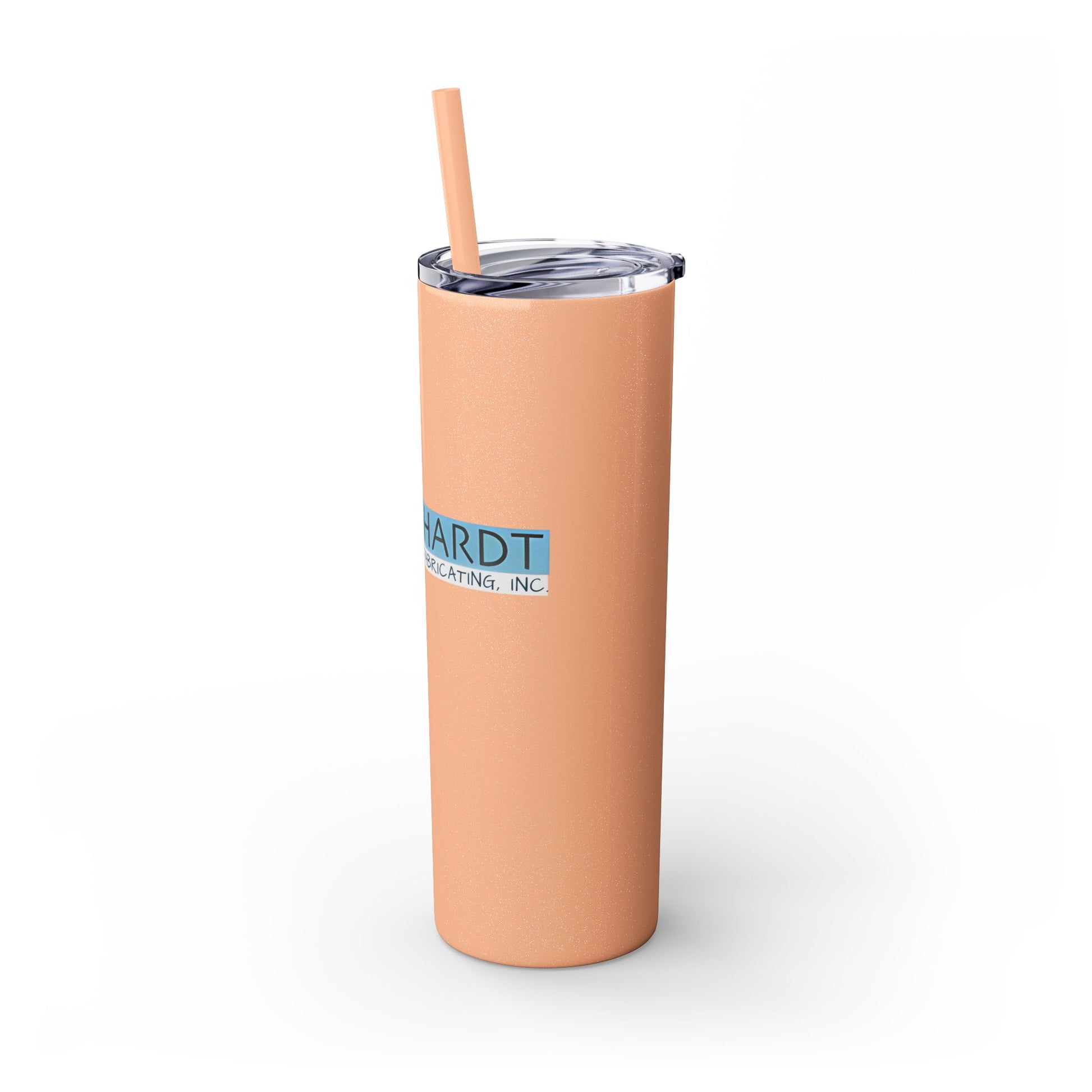Burghardt Metal Fabricating, Inc., logo on a 20oz Skinny Tumbler