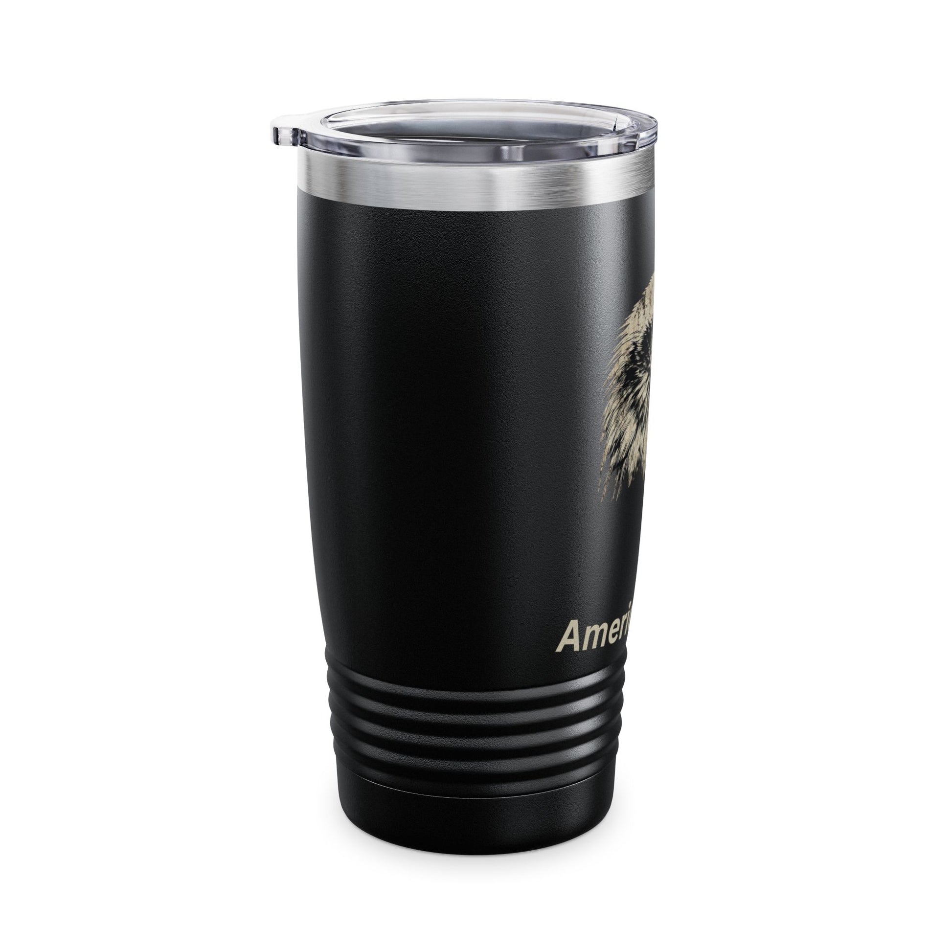 American Made text at the bottom of a 20oz Insulated Tumbler